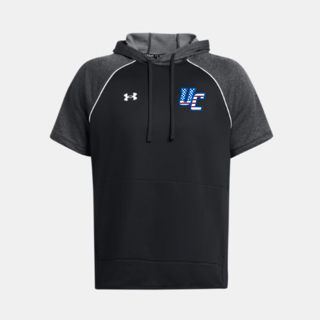 UA Command Short Sleeve Hoodie-USA