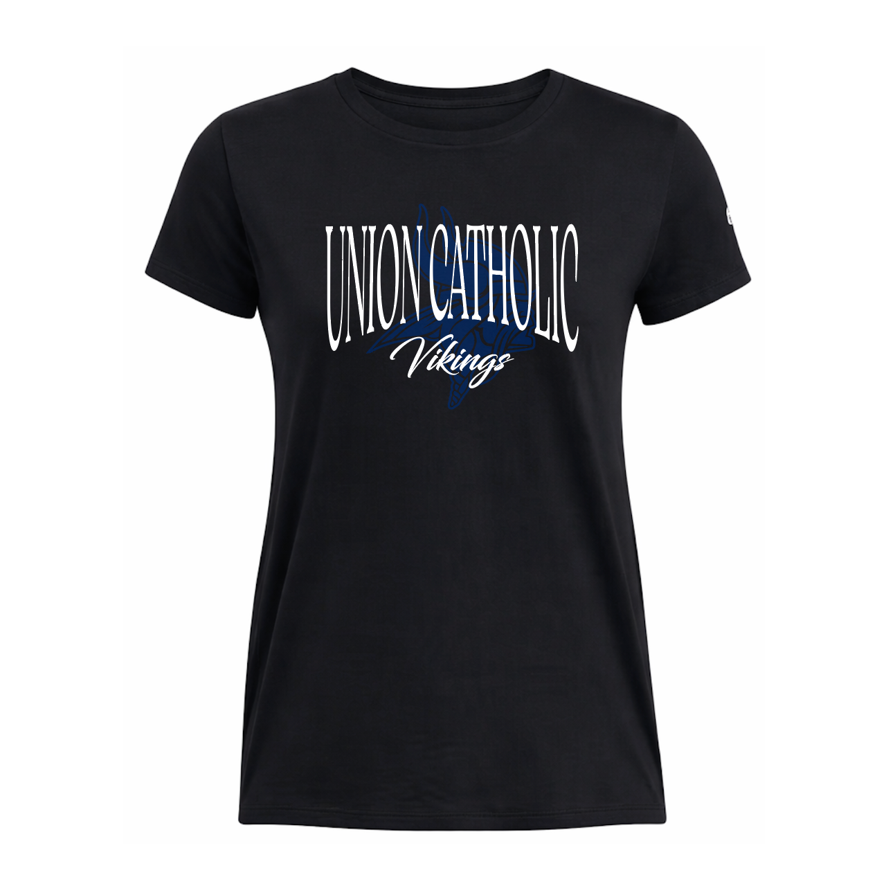 Women's UA Black Athletics Short Sleeve
