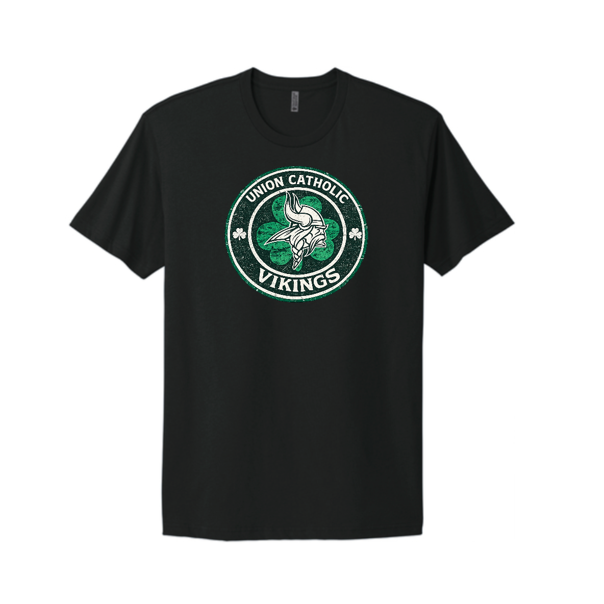 Unisex Perfect Blend® Black T-Shirt- St. Patrick's Day (Circle Logo)