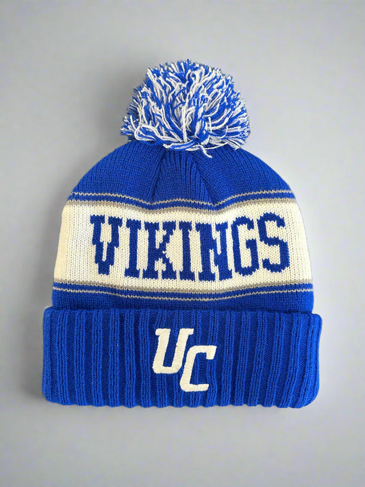 Union Catholic Vikings Pom Beanie