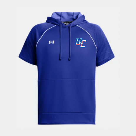 UA Command Short Sleeve Hoodie-USA