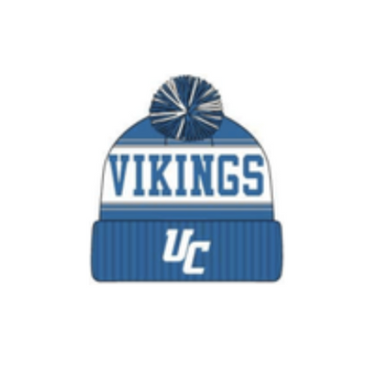 Union Catholic Vikings Pom Beanie