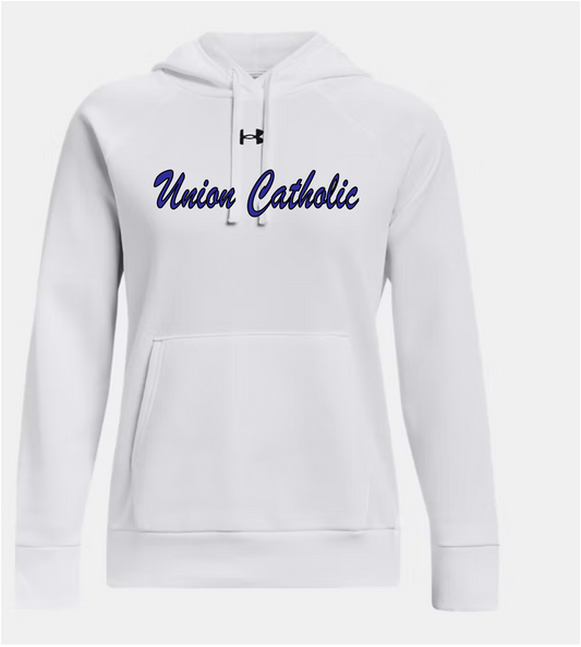 (New ) Women's Rival Fleece Hooded Sweatshirt-White