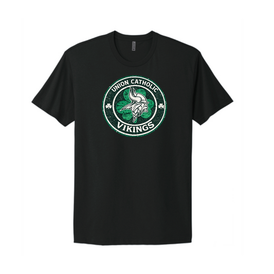 Unisex Perfect Blend® Black T-Shirt- St. Patrick's Day (Circle Logo)