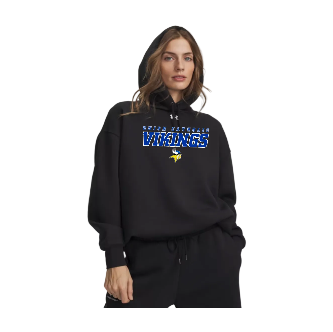Under Armour Black W Team Icon Fleece Hoodie