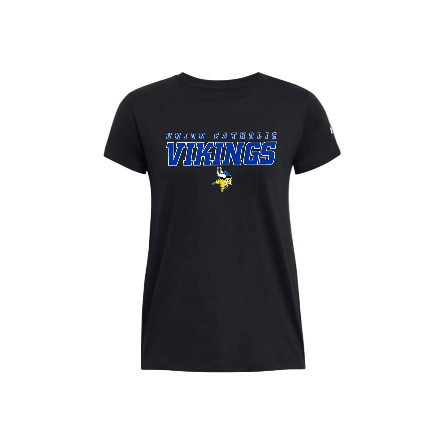 Women's UA Black Athletics Short Sleeve