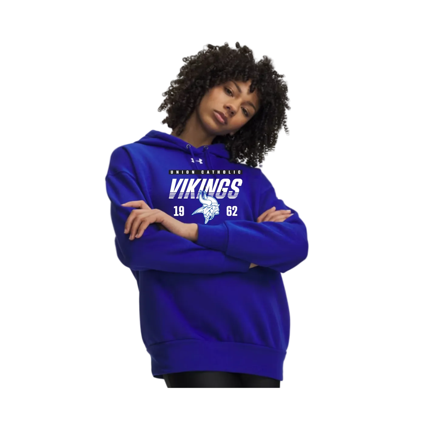 Under Armour Royal W Team Icon Fleece Hoodie