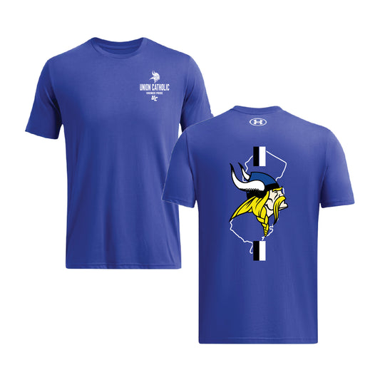 (New) Men's UA Athletics  All Day Tee Shirt- NJ Design